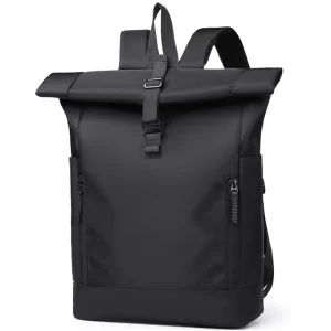 Unisex Waterproof Nylon Zipper Backpack 20 39 L Large Capacity 16 Inch Laptop Bag Fashionable Daily Travel Hiking College Office