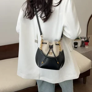 Versatile Bucket Bag for Spring and Summer Niche Design Chain Shoulder Crossbody Bag for Women