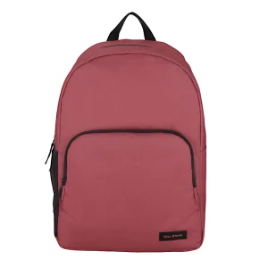 Versatile Fashion Solid Color Zipper Closure Durable Polyester Backpack 18L Capacity Travel Bag for Unisex