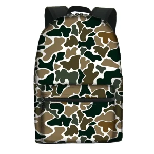 Versatile Use Geometric Pattern Eco Friendly Polyester Fashion Backpack with Zipper Closure for Multi Purpose School Travel