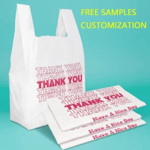 Vest Bag Shopping Bag Promotional Use plastic bags for packing custom plastic bag with logo plastic bags for market