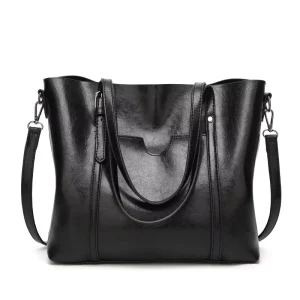 Vintage Bohemian Fashion Women’s PU Designer Handbags & Purses Zipper Closure Large Capacity Top Handle Satchel Shoulder Bag