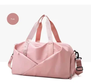 Vintage Polyester for Expandable Duffle Bag with Zipper Closure for Outdoors Travel