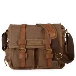 Vintage Real Leather Satchel Camera Sling Shoulder Bags Backpack for Photography