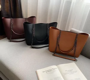 Vintage Simple Temperament Large Capacity Tote Bag Women’s Tote Bags Fashion Designer Women’s Shoulder Tote Bag