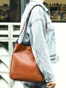 WESTAL Women’s Large Genuine Leather Hobo Bag Top Grain Cowhide Shoulder Bag with Pouch