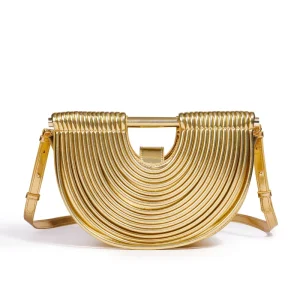 WT0004 Women’s Handwoven Noodle Bag Versatile Shoulder Crossbody Clutch Evening Bag