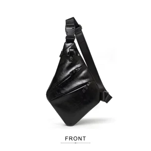 Water Resistant Vegan Leather Messenger Bag for Women with Multiple Compartments for Urban Commute and Weekend Use