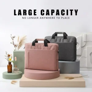 Waterproof Anti Theft Laptop Bag with Padded Compartment and Carry Handle for Business Travel School Work