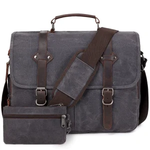 Waterproof Canvas Men’s Messenger Bags Tote Ladies Crossbody Custom Leather Messenger Bags Men Luxury
