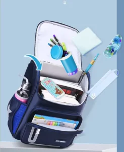 Waterproof Durable Kids Bookbag Large Capacity Students School Bag Multifunction Rucksack Backpack for Boys and Girls Polyester