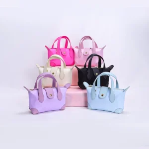 Waterproof EVA Mini Tote Crossbody Bag DIY Hole Handbag Lightweight Wear resistant Small Shoulder Bag for Women Girls