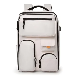 Waterproof Large Travel Custom Logo Oxford Laptop Backpack With USB Computer Bag For Business School