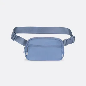Waterproof Nylon Zipper Pillow Shape Fanny Pack Custom Logo Unisex Hip Crossbody Belt Bag for Running Sports Outdoor Storage