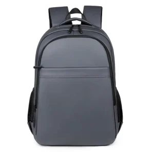 Waterproof Oxford Laptop Backpack Zipper Hasp Closure Padded Shoulder Straps Fits 15.6″ Notebook Business Travel Rucksack