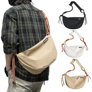 Waterproof PVC Men Sling Crossbody Bags For Men Cycling Crossbody Bags