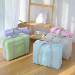 Waterproof Portable Oxford Travel Handbags Large Capacity Travel Bags Luggage Storage Bags