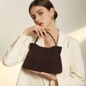 Winter Suede Two Straps Niche Design Women’s Handbag European Retro Anti leather Fleece Casual Large Capacity Shoulder