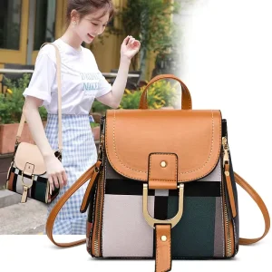 Women Backpack Purse Hobo Bag PU Leather Small Shoulder Crossbody Satchel Bag Handbag Waterproof Travel Backpack