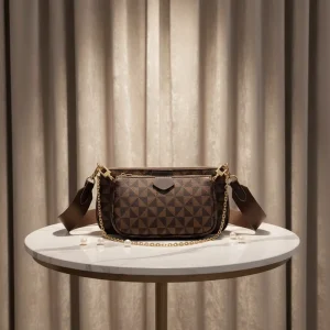 Women Bags Luxury 3in1 Set Design Crossbody Bags Classic Style Shoulder Bags Multifunction Handbags
