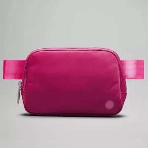 Women Belt Bag Fanny Pack Red Pink Blue Everywhere 1L for Women Yoga Sports Crossbody Bags Adjustable Waist Custom Bag