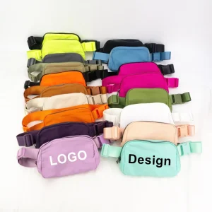 Women Belt Cross Body Waist Bag Belt Sports Workout Running Waist Bag Dog Bum Nylon Bum Bag Nylon Fanny Pack