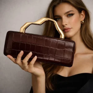 Women Clutch Bag Luxury Wedding Fashion Evening Handbag PU Leather Chain Evening Bag Elegant Purse