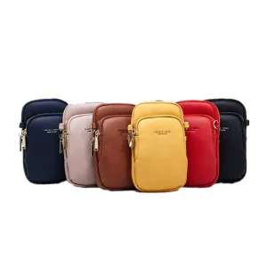 Women Crossbody Wallet Purse with Phone Holder Lightweight Touch Screen Bag PU Leather RFID Blocking Purse