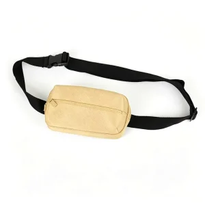 Women Girls Nylon Waist Belt Bag Small Waterproof Female Hip Cross Body Pack Multi 3 Pockets Slim Fanny Pack