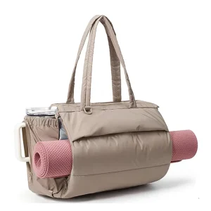 Women Gym Sports Bag Waterproof Swimming Yoga Mat Pink Weekend Travel Duffle Bags for Women Sport Fitness Shoulder Handbag