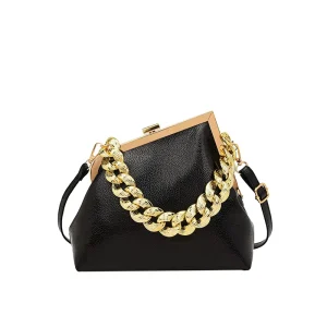 Women High Quality Handbag New Designer Banquet Bag Shoulder Bag Pu Leather Elegant Chain Ladies Crossbody Bag