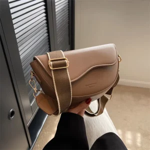 Women Purse and Handbags Retro Single Shoulder Cross Body Bags Solid Color Slung Chain Portable Square Bag