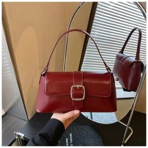 Women Purses and Handbags Custom Logo PU Leather Ladies Shoulder Bag