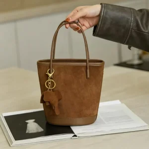 Women Small Bucket Bags Large Capacity Fashion Casual Ladies Bucket Bags
