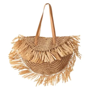 Women Straw Bag Fashion Shoulder Straw Bags Women Handbags Straw Beach Bags