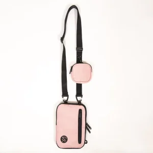 Women’s 1L Nylon Lulu Belt Bag Adjustable Strap Fanny Pack Key Purse Zipper Cross Body Phone Bag Removable Strap Feature Unisex