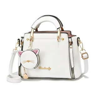 Women’s 2 in 1 Shoulder Crossbody Bags Set Fashionable Elegant Ladies Handbags with Wallet