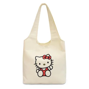 Women’s Aesthetic Canvas Tote Bag Small Cute Reusable Cotton Cloth Crossbody Bag Handbag for Work & Shopping