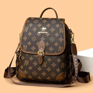 Women’s Backpack Women’s Commuting Leisure Travel Backpack Fashionable And Lightweight Soft Leather Bag