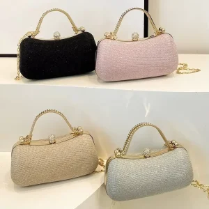 Women’s Bags Shoulder Crossbody Handbags With Chain for Girls Lady Evening Bag Mini Purse