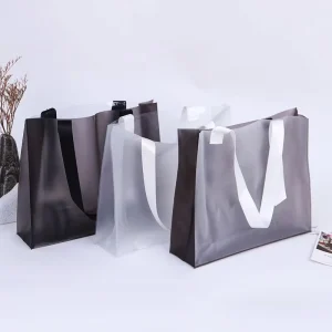 Women’s Casual Transparent PVC Tote Bag Summer Beach and Shopping Shoulder Bags