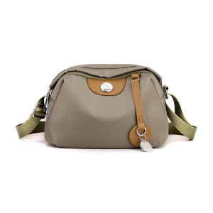 Women’s Cross Body Nylon Oxford Cloth Bag Waterproof Fabric Small Color Blocking Shell Versatile Messenger Bag