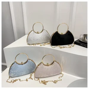 Women’s Crossbody Evening Bag High end Sequin Light Luxury Chain Elegant Bag