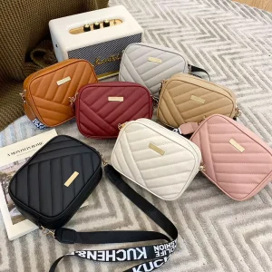 Women’s Crossbody Messenger Bag Classic PU Leather Crossbody Phone Purse with Adjustable Shoulder Strap