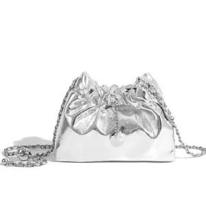 Women’s Crossbody Messenger Bag Fashionable PU Leather Shoulder Bag Polyester Lining Light Luxury Pleated Cloud Bag