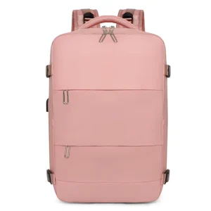 Women’s Customized Logo Business Notebook Backpack Customized Polyester Lining Material for Travel and Cabin Use