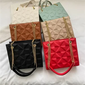 Women’s Designer Brand Handbag Messenger & Crossbody Bag PU Leather Fashion Candy Pattern Zip Closure Trendy