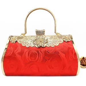 Women’s Evening Bag Suitable for All Occasions Daily-use Handbag for Work Flower Pattern Versatile Evening Bags for Women