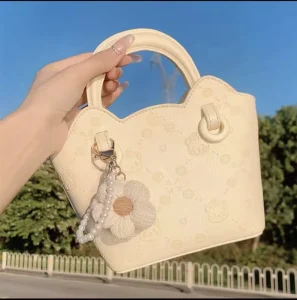 Women’s Fashion Bucket Bags Single Strap Zip Closure PU Leather Water Resistant Luxury Handbags