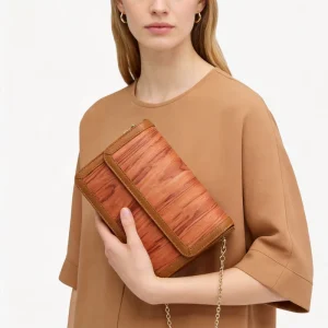 Women’s Fashion Classic Brown Genuine Leather Handbag with Zipper Closure Single Shoulder Bag Waterproof Daily Use New Arrival